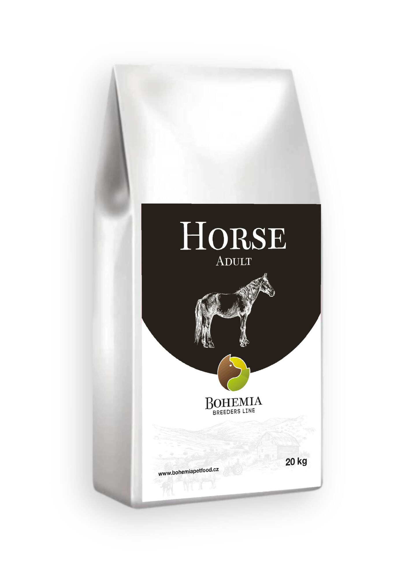 BOHEMIA BREEDERS hobuselihaga täissööt kõikide tõugude täiskasvanud koertele 20 kg