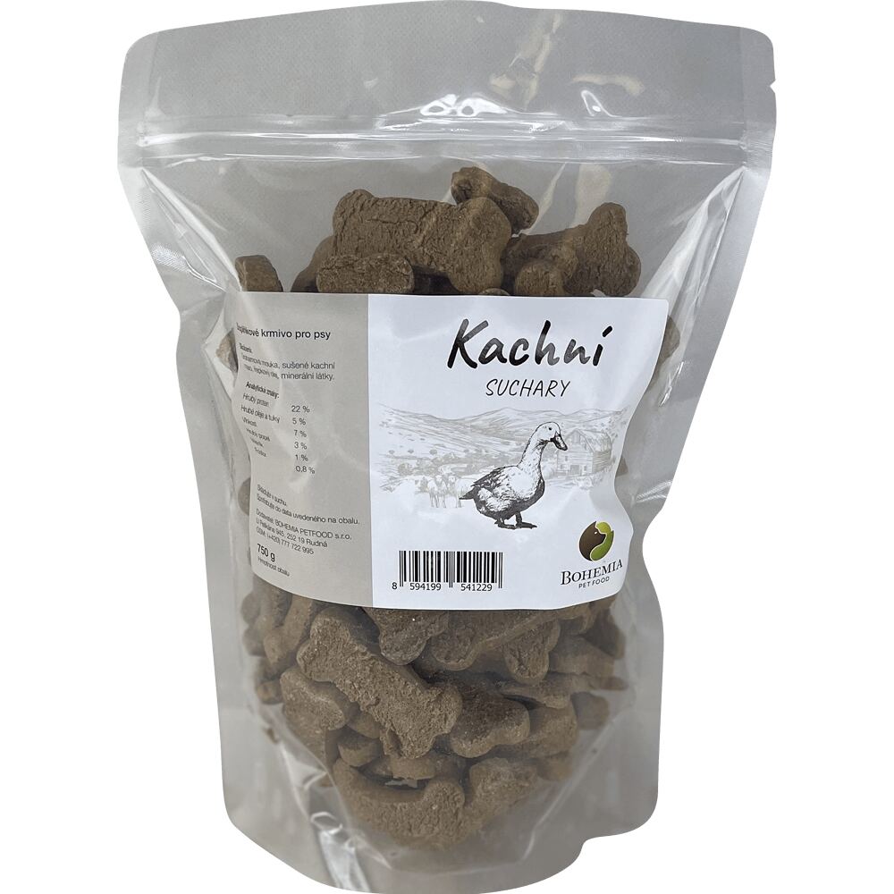 BOHEMIA küpsetatud krõbedad küpsised pardilihaga 750g